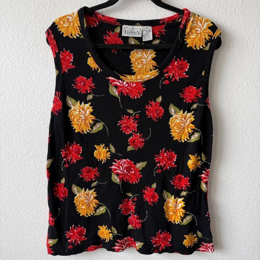 Vintage early 2000s black tank top